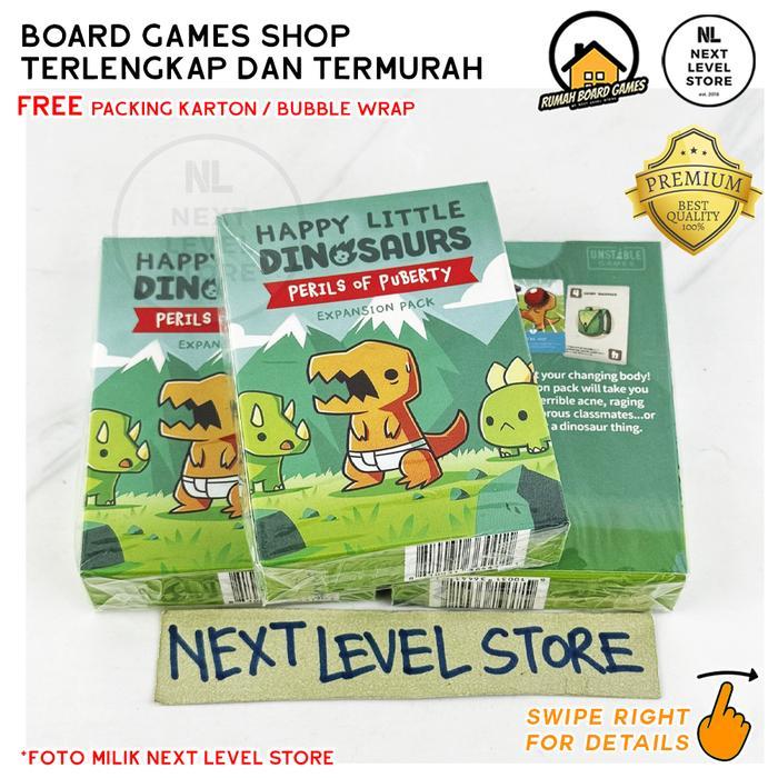 Perils of Puberty Expansion Happy Little Dinosaurs Board Game Card Games
