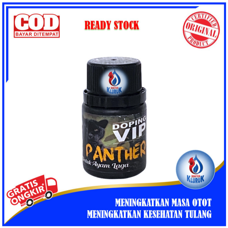 Satspam - BLACK PILL BLACK PANTHER Doping VIP Panther Ayam Laga ( 100 Butir )  TERLARIS Ayam Auto ME