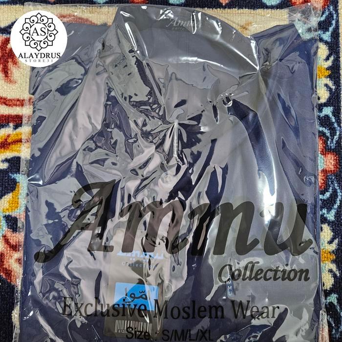 BAJU KOKO AMMU COLLECRION ORIGINAL 100% | BIRU DONGKER - biru dongker, S