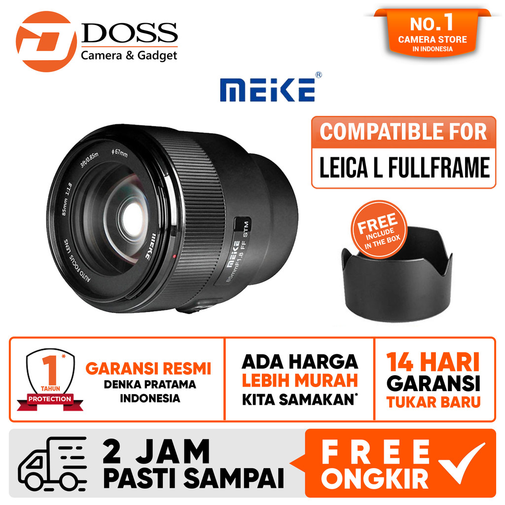 DOSS Makassar-Meike 85mm f1.8 AF for Leica L Fullframe Lens Meike AF 85 mm f/1.8-DOSS