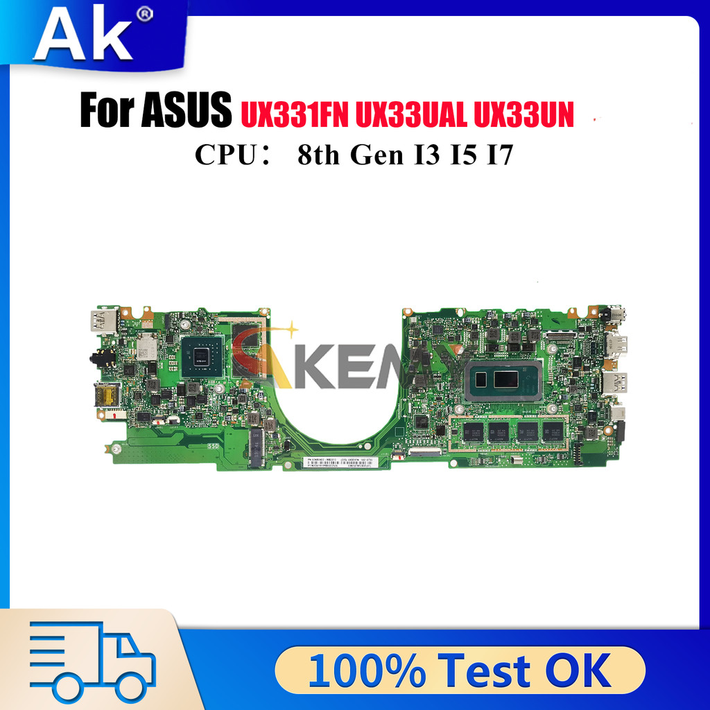 UX331FN Laptop Motherboard For ASUS ZenBook UX331 UX33UN BX331U U3300U UX33UAL Mainboard W/ I3 I5 I7