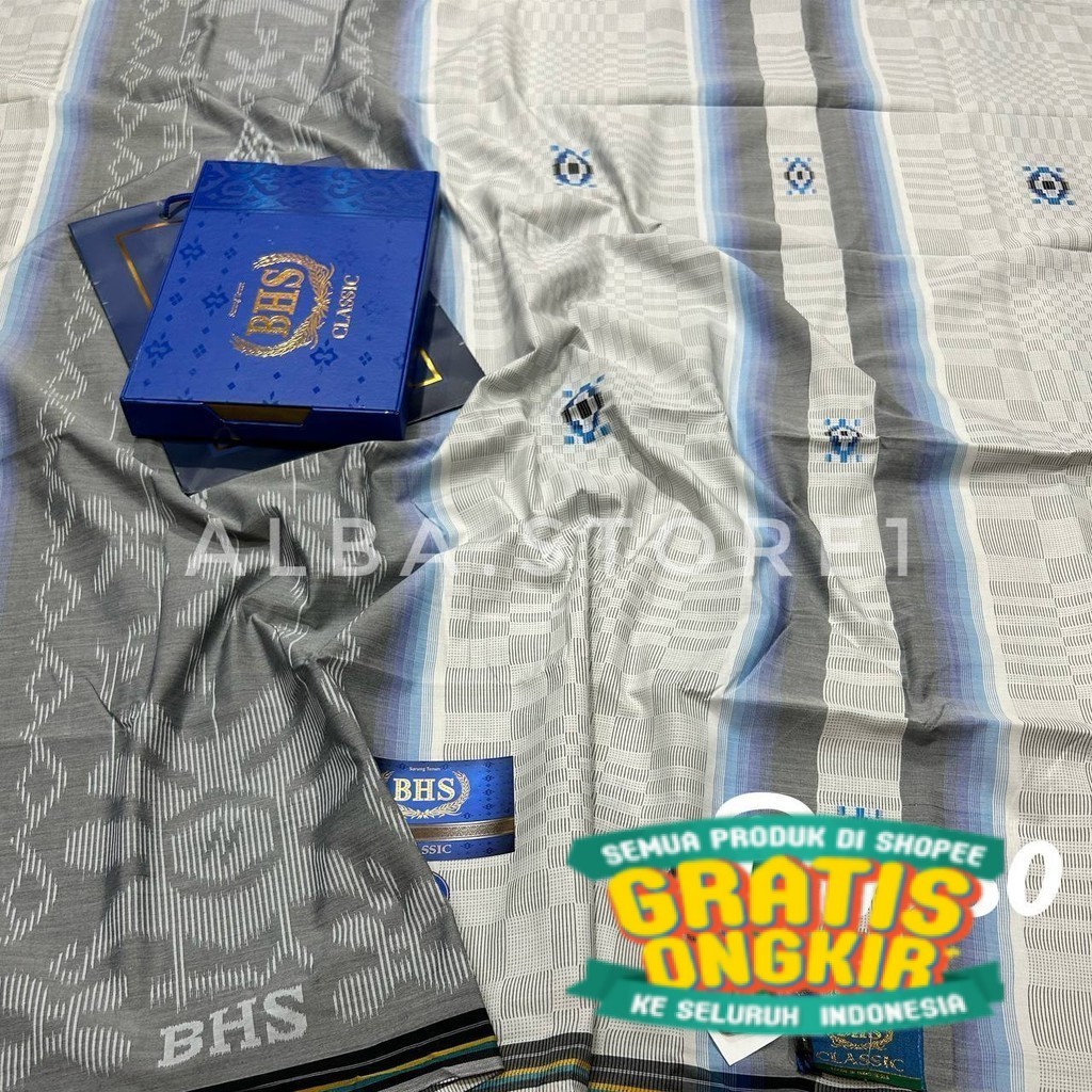 (MOTIF BARU) Sarung BHS Classic Songket Kawung Dobby Gold/SKT DAM/KDP | BHS Infinity|BHS COSMO ORI10