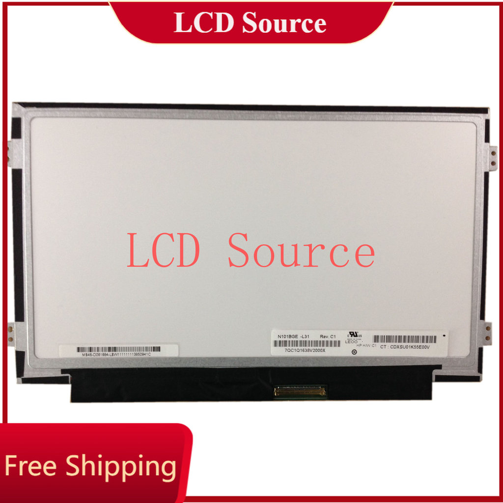 N101BGE-L31 Rev C1 fit HSD101PHW1-A00 B101XTN01.1 Panel WXGA HD 1366X768 Slim 10.1" LED LCD Screen