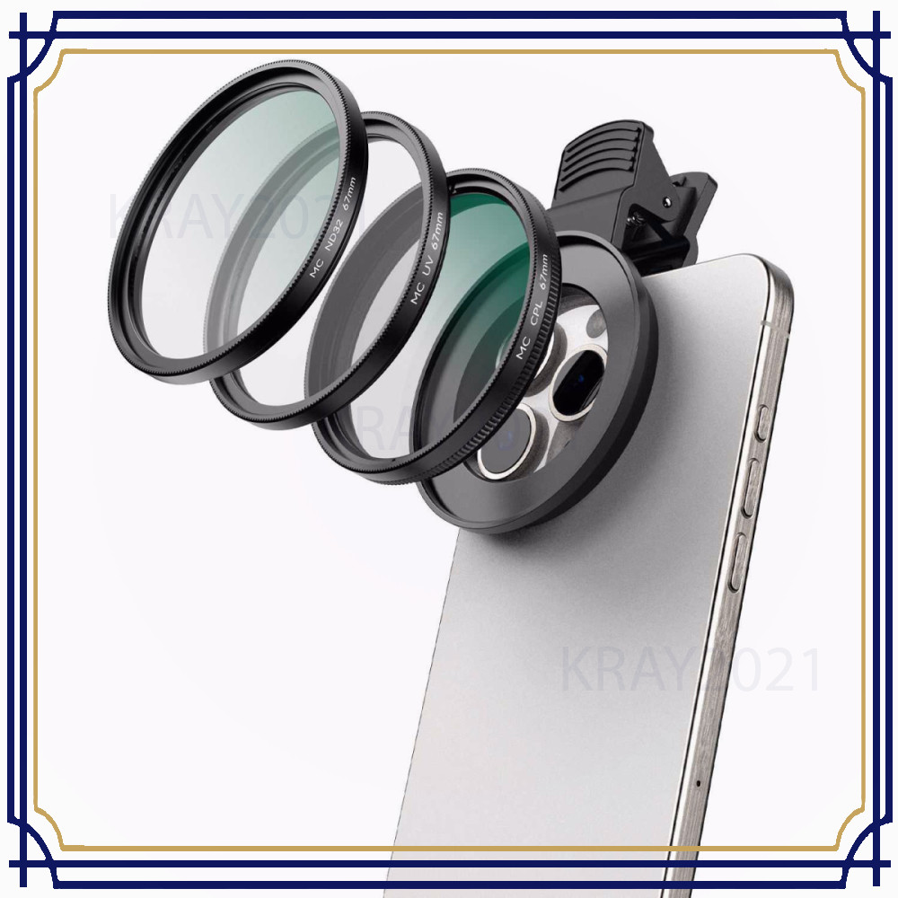 Lensa Filter Kamera Smartphone Multi Coating UV/CPL/ND 67mm HP392