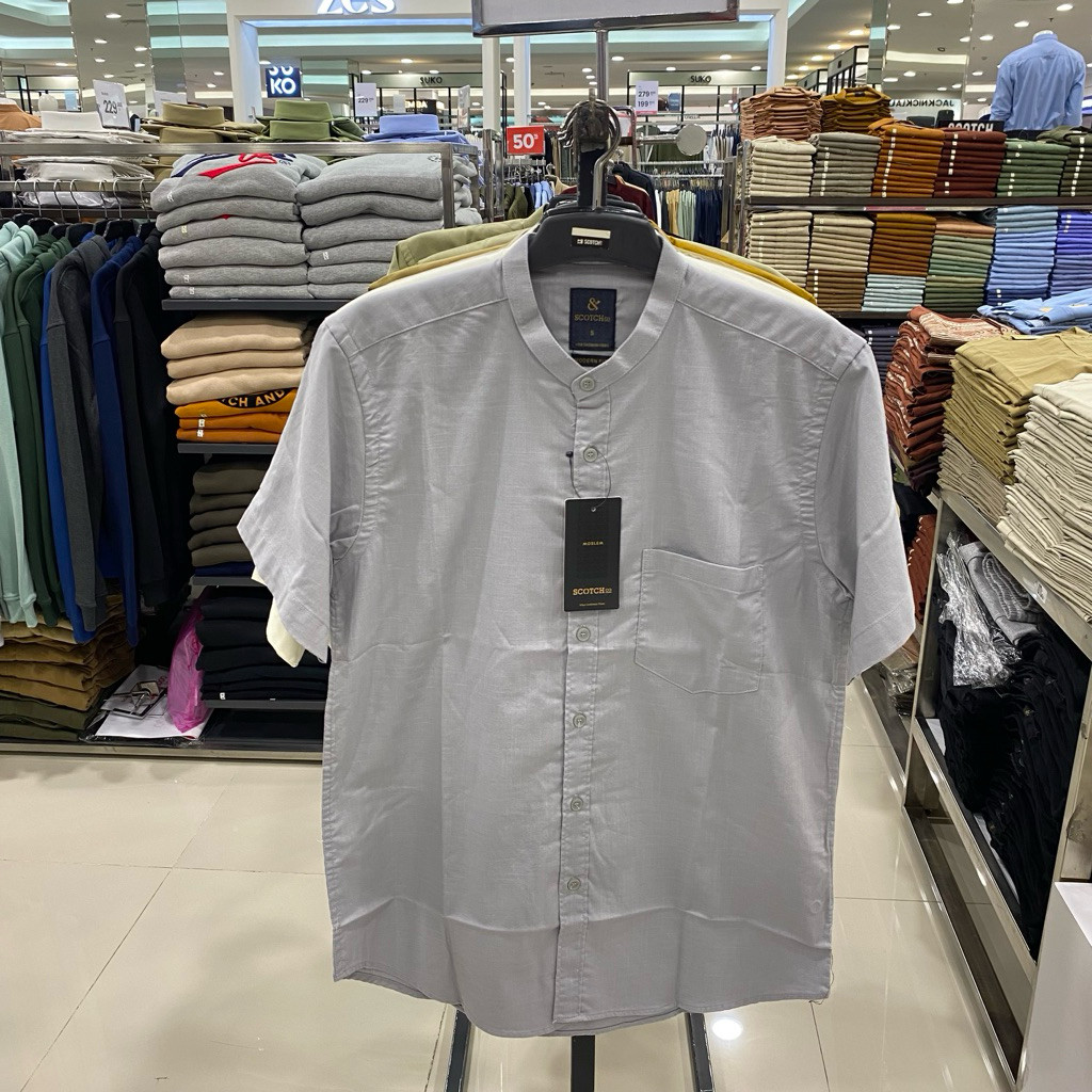 Scotch & Co Kemeja Koko Muslim Pria Dewasa Lengan Pendek By Matahari