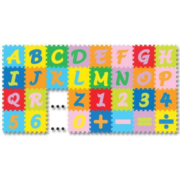 Matras Alas Lantai Karpet Puzzle Evamat Unimats - ABJAD MINI