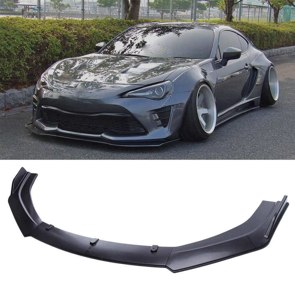 LAICY For Toyota 86 GT 2017-2020 Front Splitter Bumper Lip Chin Spoiler Body Kit Car ffuser Lip Trim