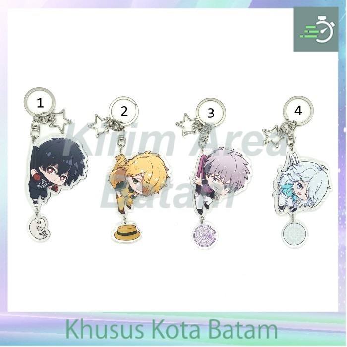 Gantungan akrilik 2 sisi kemono jihen