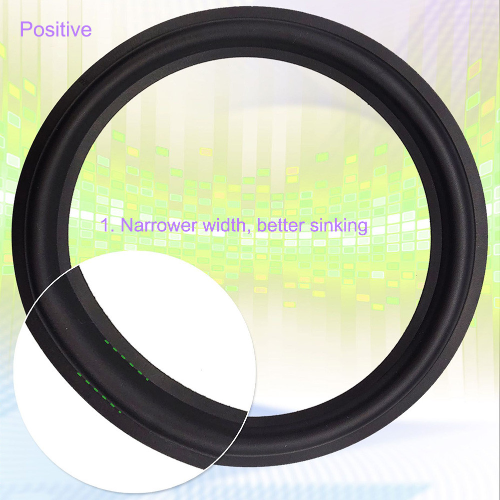 12in Speaker Surround Edge Rings Rubber Speaker Surround Repair Foam Woofer Edge Speaker Surround Re