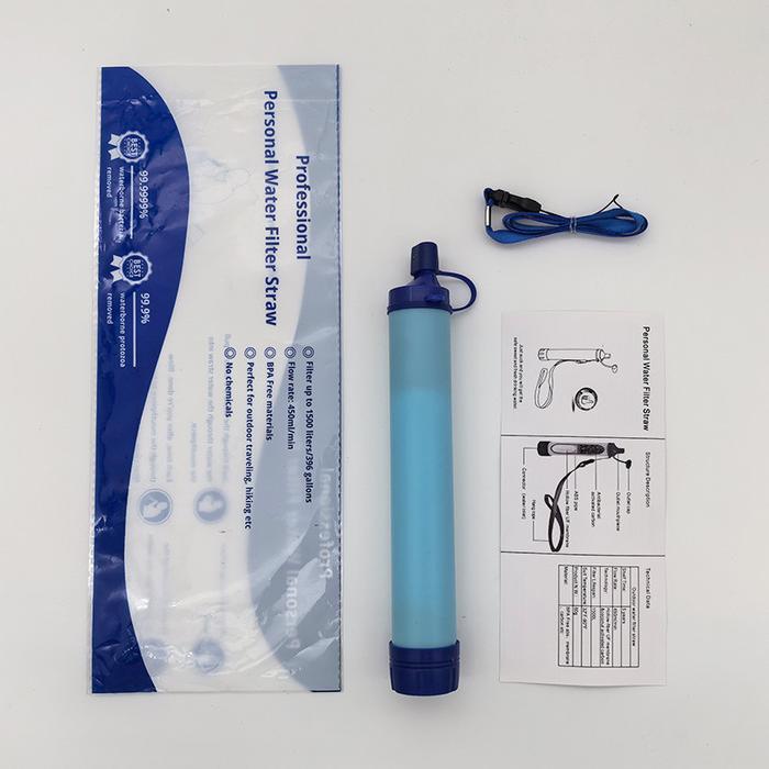Vixplorn 1 Set Straw Water Filter Filter Air Minum Filter Air Keran Portable Outdoor Filter Air Daru