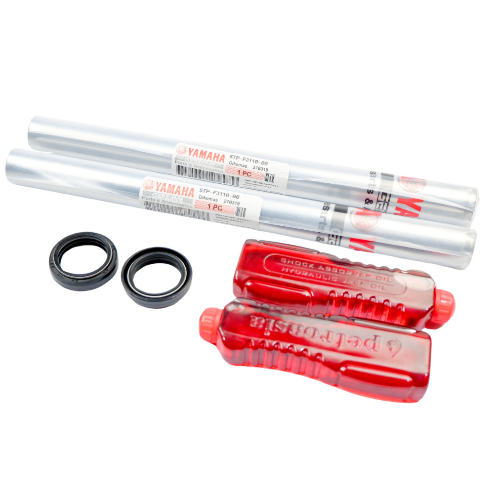 ori shock depan jupiter z dan vega R old - Paket As Shock Breaker Depan 5TP taufiq onderdil motor