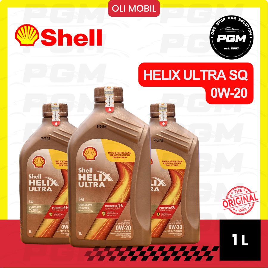 Oli Mobil Shell Helix Ultra API SQ 0W20 1L (Dijamin Ori 100%)