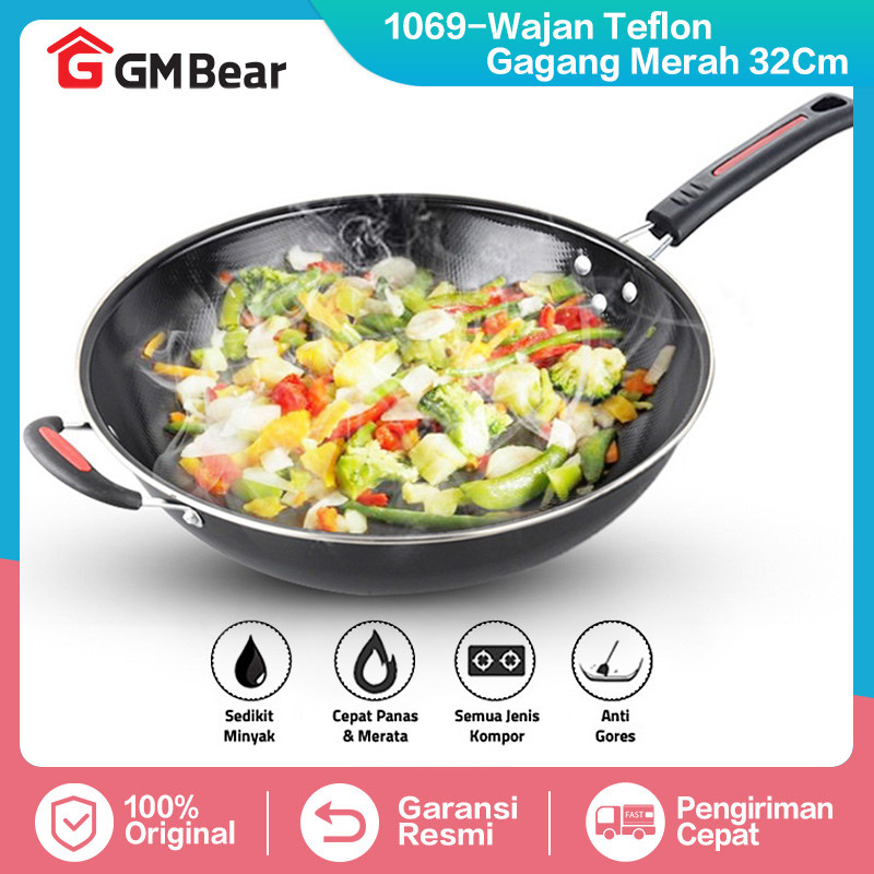 GM Bear Fry Pan Penggorengan Wajan - Wajan Penggorengan Frying Pan