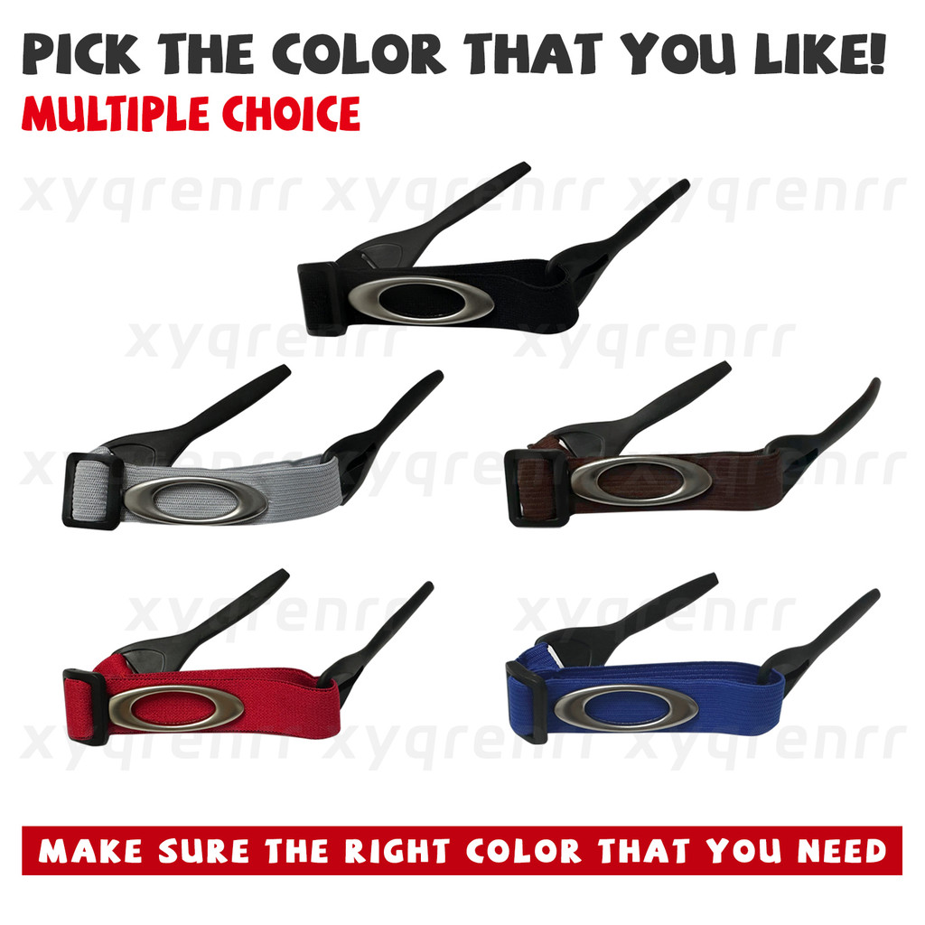 xyqrenrr Replacement Slash Strap Kit For Oakley Pro M Frame Sunglasses -Multi oice