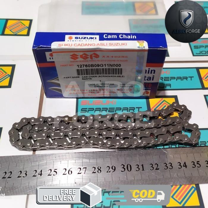 AeroForge- 12760B09G11N000 Cam Chain / Rantai Kamprat Suzuki Smash 110 Ori