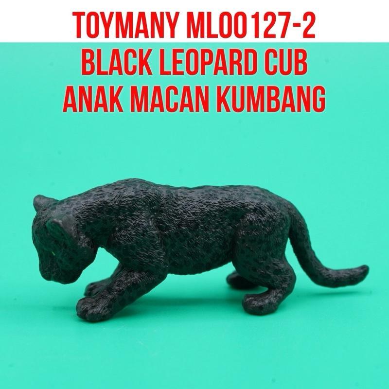 ToyMany ML00127-2 | Black Panther Leopard Cub Anak Jaguar Macan Kumbang Hitam Panthera Pardus | Main