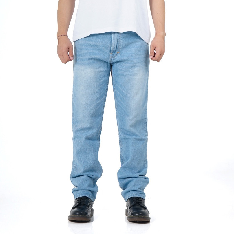 Trondheim Celana Jeans Pria Reguler Denim Nemanja Biobleach