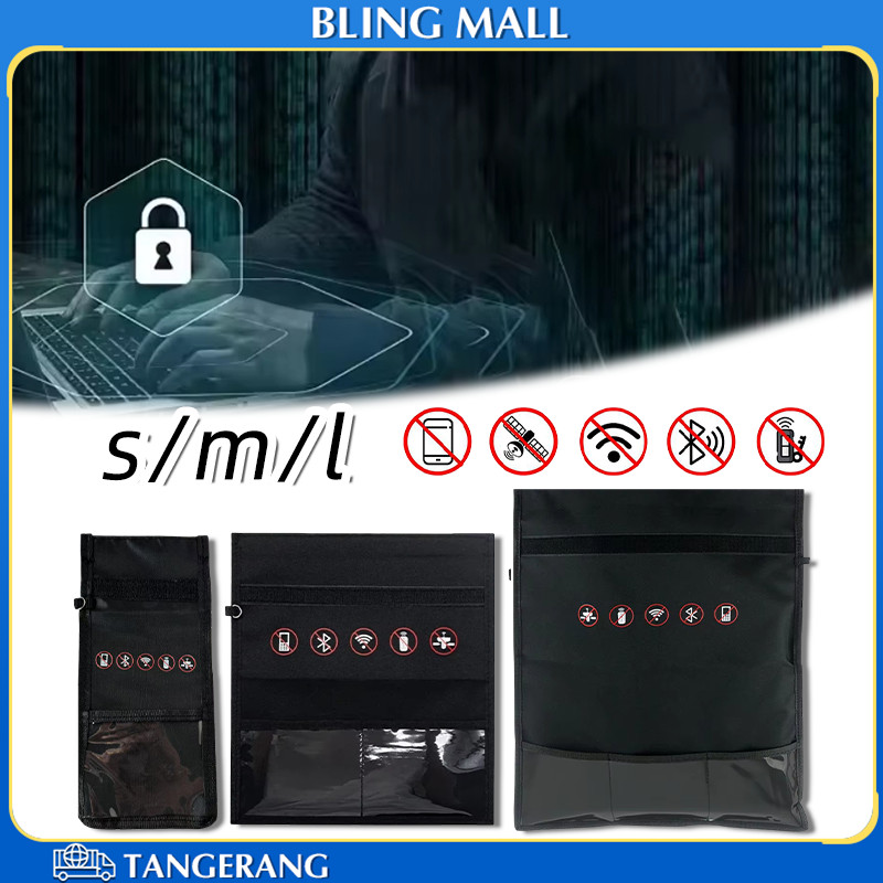 S / M / L Faraday Bag RFID Signal Shielding Pouch Anti-radiation Signal Shielding Faraday Bag Anti-T