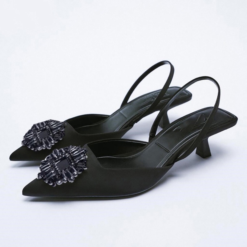 JAMIN MURAH Sepatu Heels Wanita Zara Heels 3cm Sepatu Heels Terbaru Wanita Sepatu Heels Kondangan Wa