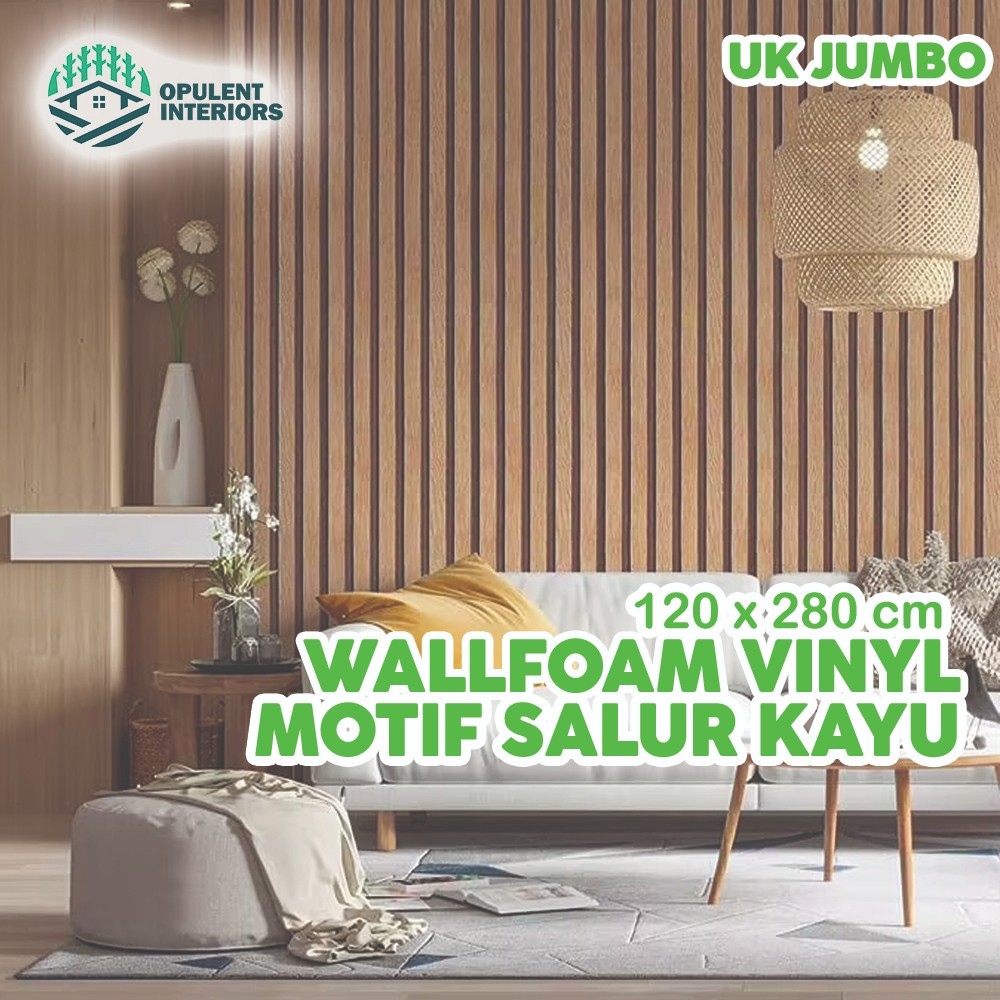 DECORIFY - Wallpaper Vinyl Foam Roll Motif Elegan Modern – Wallpaper Dinding Rumah Minimalis Ukuran 