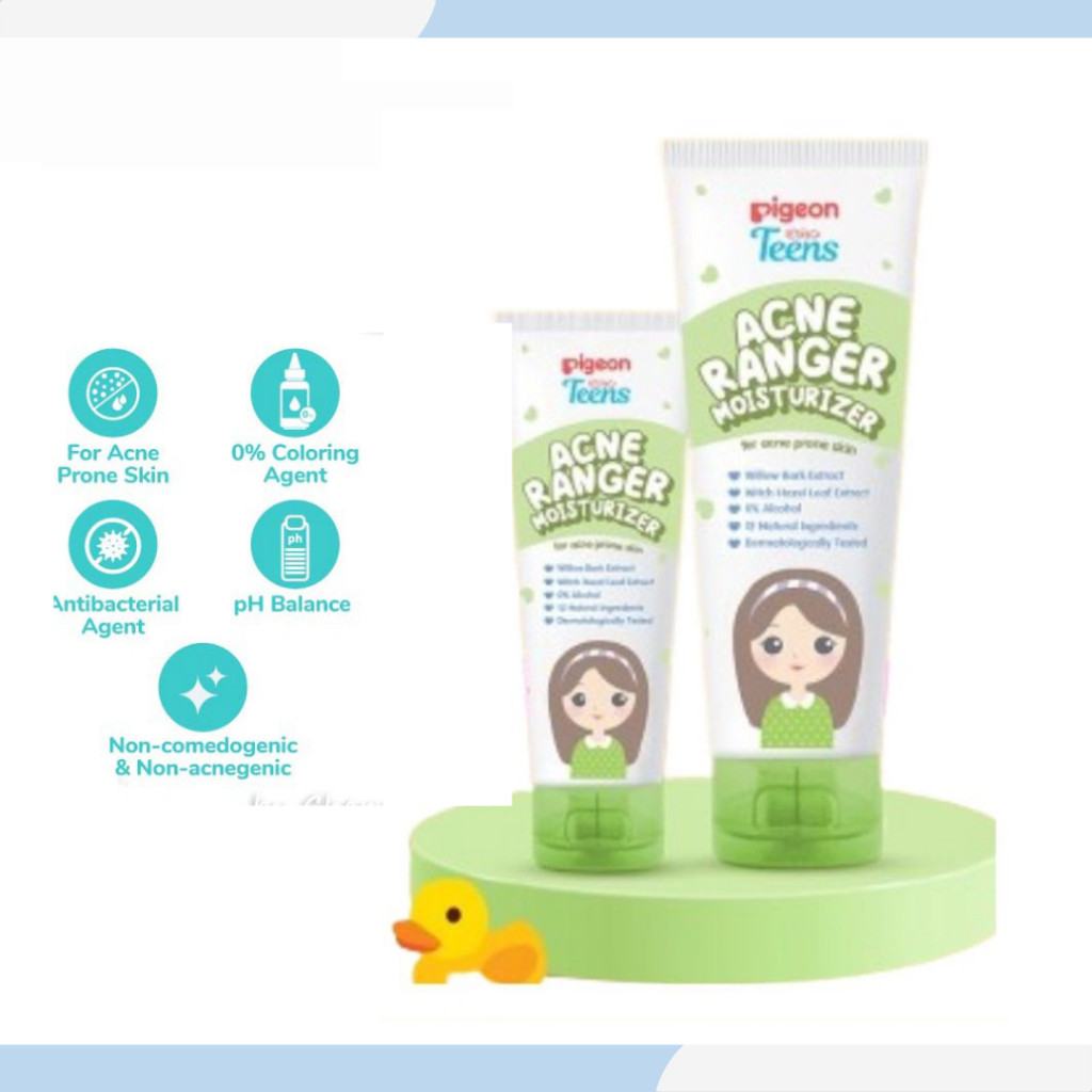 Pigeon Teens Acne Ranger Moisturizer 20g & 50g / Pelembab Wajah Berjerawat
