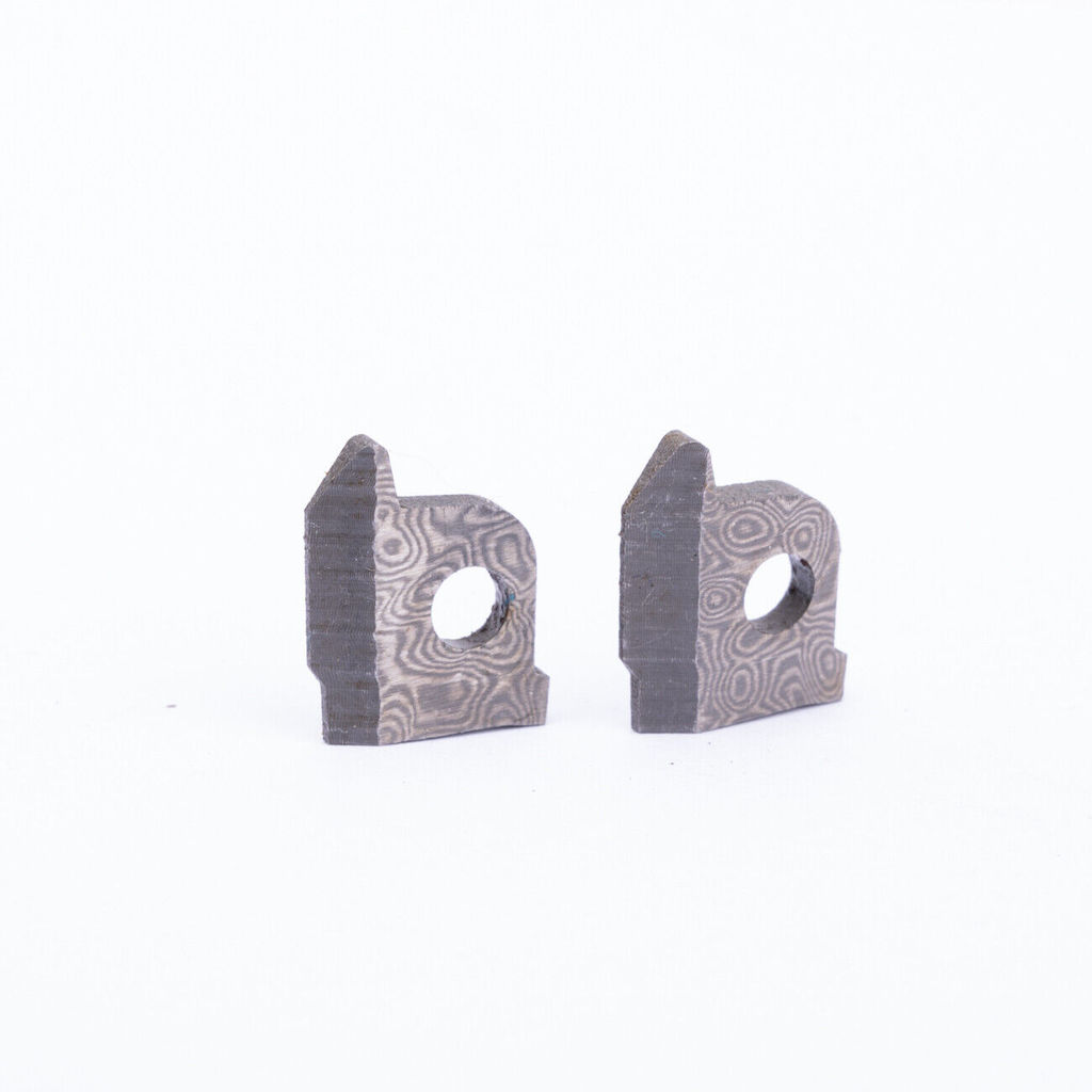 1 pair Damascus steel Wire cutter Replacement Part For Leatherman Surge Charge TTI Wave ARC P4 P2 Si