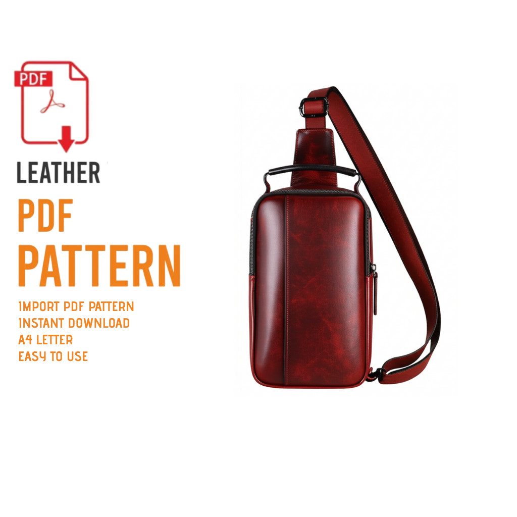 Pola Topi Kulit Flat Cap PDF – Leather Hat Pattern