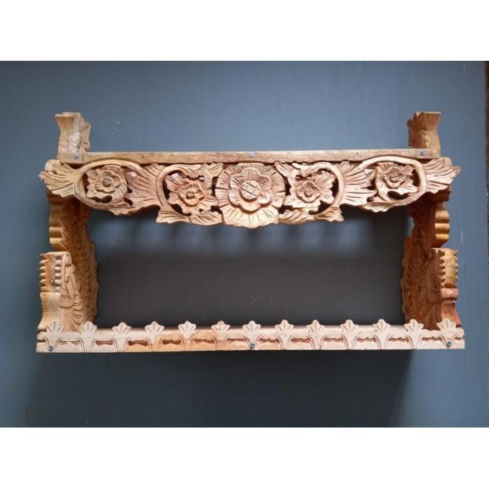 Jagrak tempel dinding ukir naga KJM1122