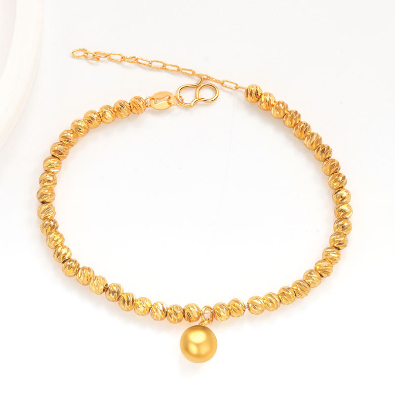 Gelang manik-manik emas kecil, gelang manik-manik emas, angin dingin, perhiasan perjalanan siswa.