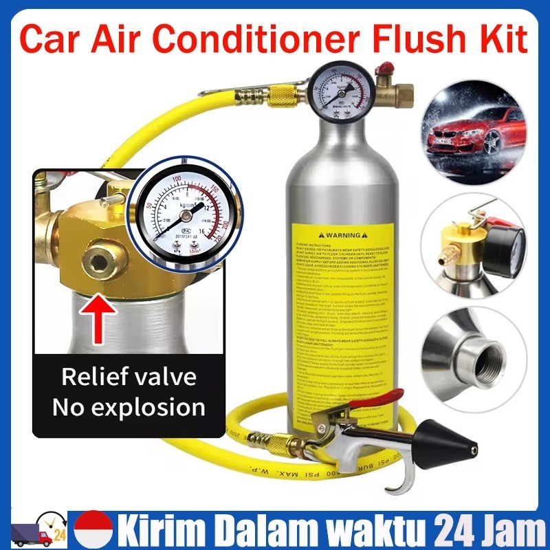 ALAT FLUSHING AC MOBIL TERBAIK SET LENGKAP (Kode 002) / Alat Flushing Tool Kit Ac Mobil