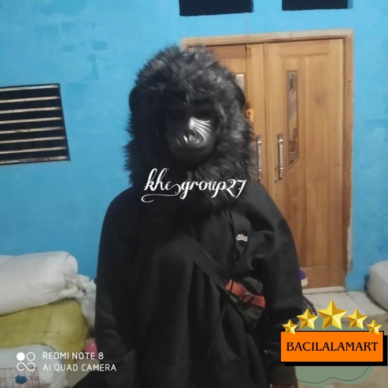 Topeng Gorila _Topeng Monyet _Topeng Karnaval _ Topeng Halloween _ Topeng Prank _ Topeng ngamen _Top