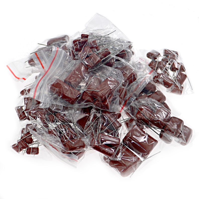 200pcs 25 Jenis Kit Aneka Kapasitor Film Logam CBB 630V 102 332 472 682 103 223 393 473 683 104 224 