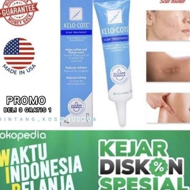 ( Original) Kelo Cote Kelocote Jerawat Luka Operasi Keloid Import Usa #Gratisongkir