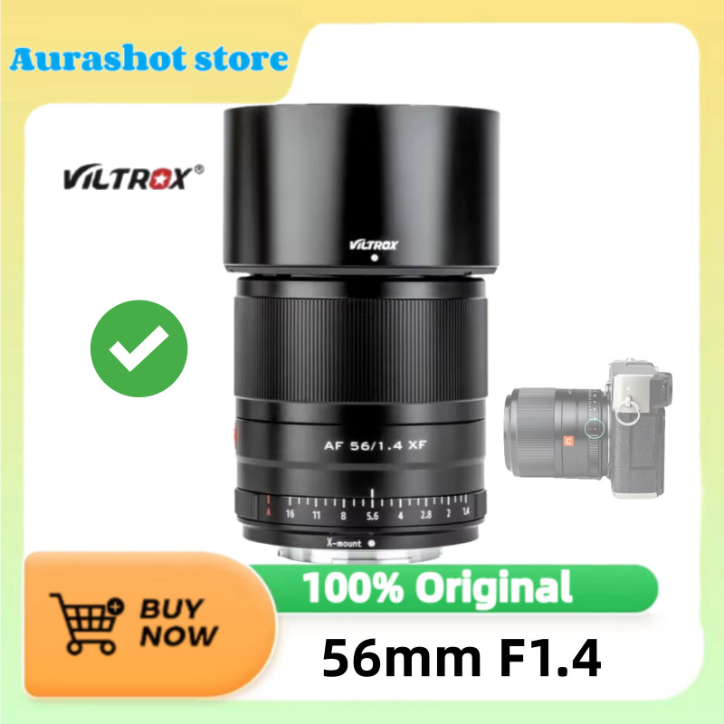 Lensa Kamera VILTROX 56mm F1.4 APS-C Auto Focus Lensa Prime Aperture Besar Untuk Kamera Sony E Nikon