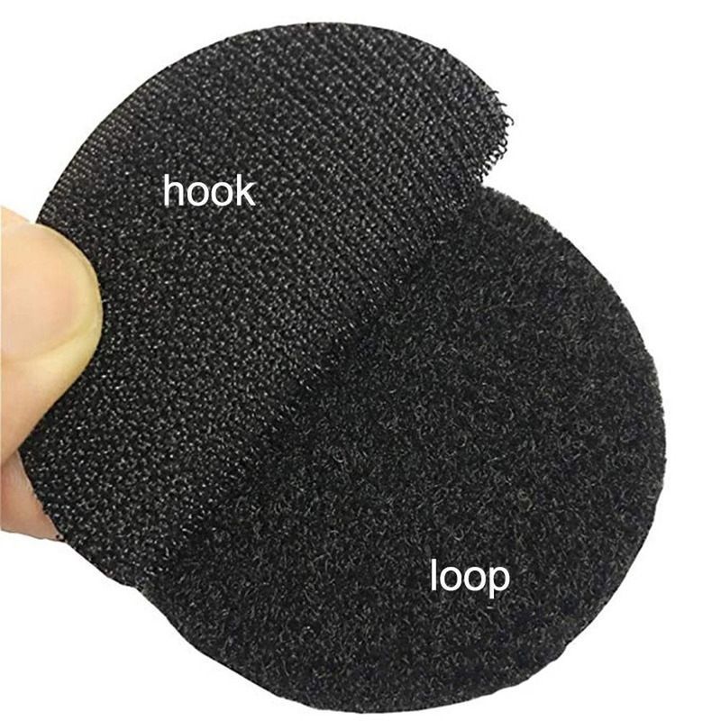 READY Isi 10pcs Perekat Kain Velcro Dua Sisi Velcro Perekat Bulat 6cm Velcro Double Tape Velcro