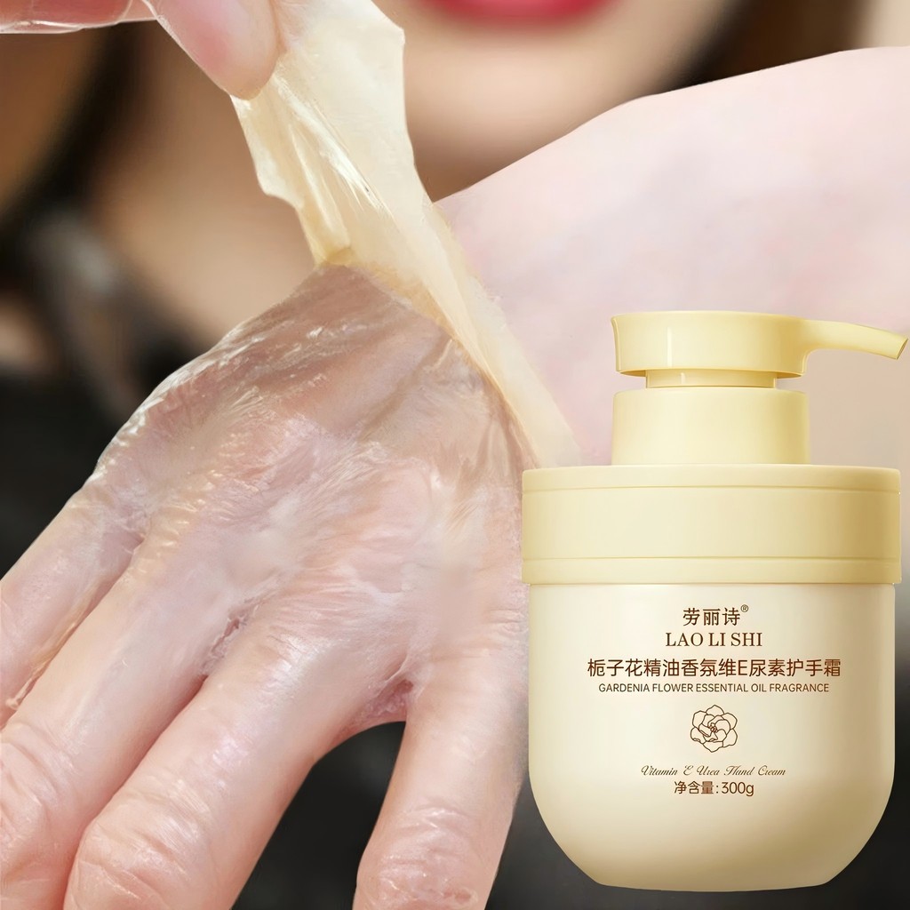 krim tangan Pemutih Cream Tangan keriput dan kasar Aroma bunga Melati 100 Asli 300ml Vitamin E hand 