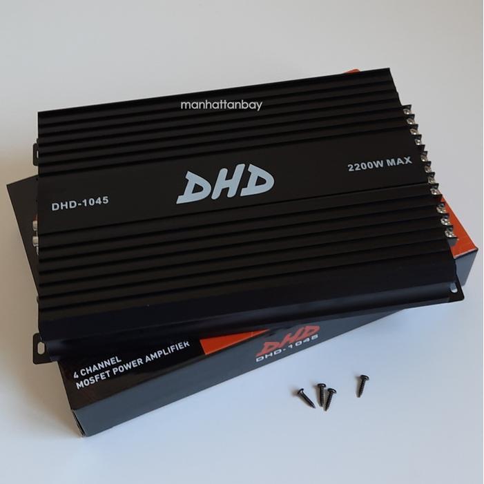 Power Amplifier Mobil 4 Channel DHD-1045 - Hitam