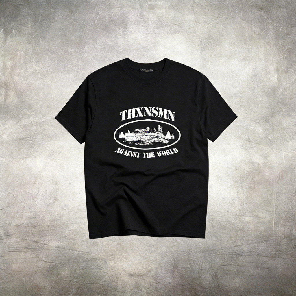 Tshirt Moany Black  Thanksinsomnia Kaos Unisex T-Shirt Pria Wanita Kaos S-XXXL