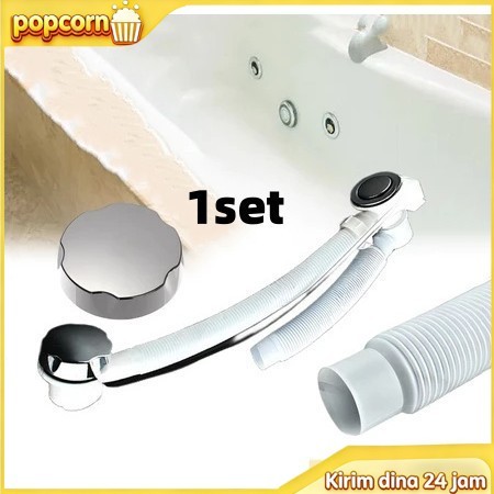 Avur Bathtub / Tabung Saluran Pembuangan Air Bathtub / Afur Bathub Injak / Pembuangan Bak Mandi