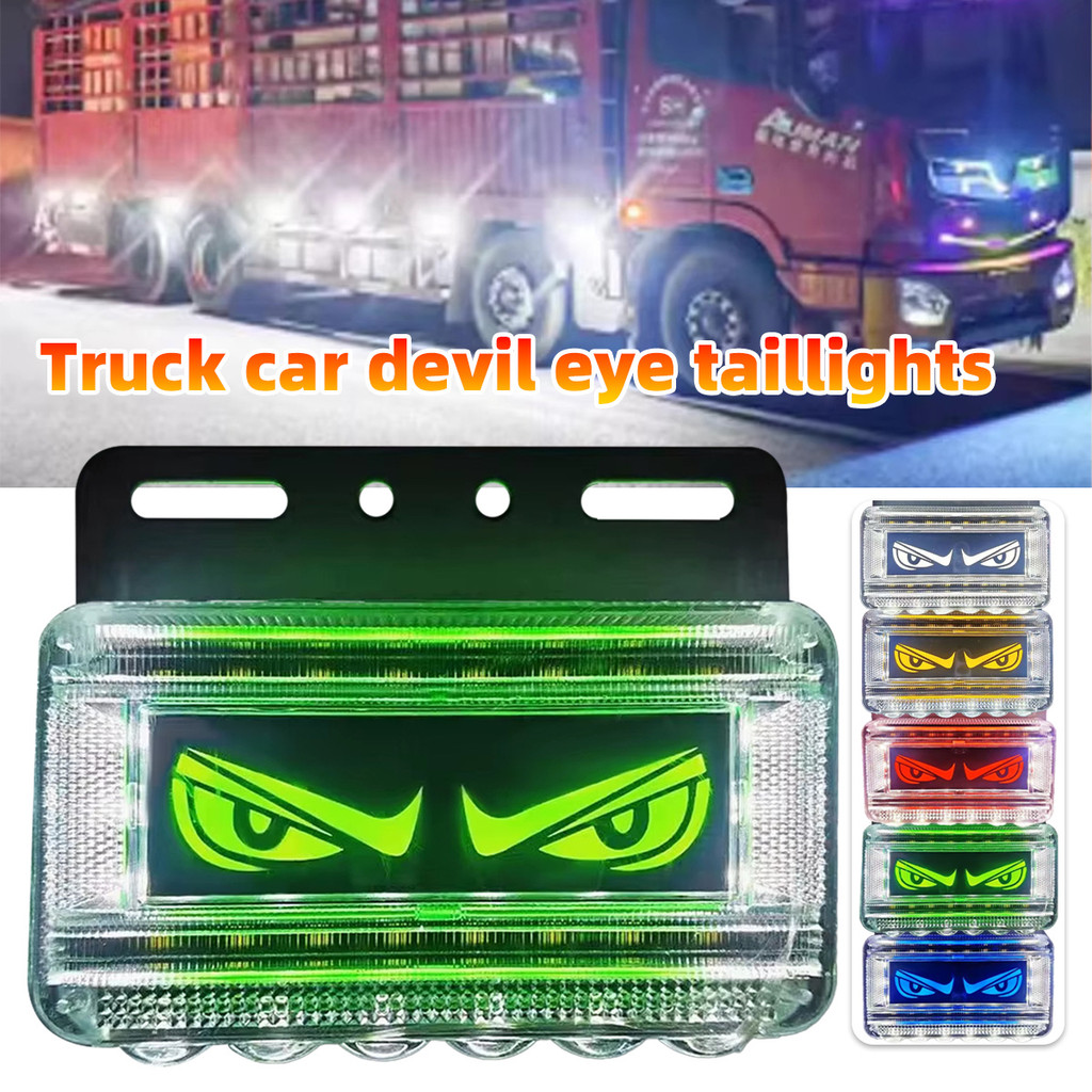 lampu bak truk kedip otomatis Casing tebal, panel belakang anti karat lampu bak truk 24 volt samping