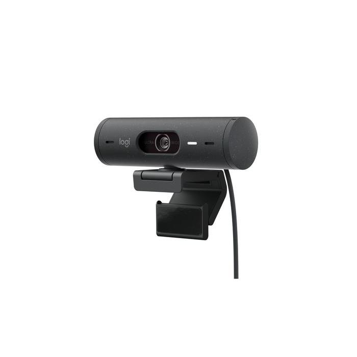 Logitech Brio 500 Full HD Webcam with privacy shutter - Brio500 - Graphite