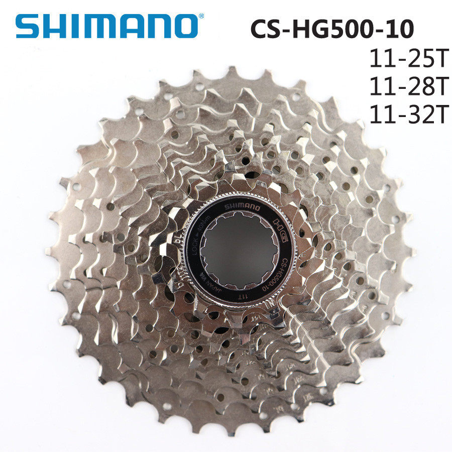 SHIMANO Tiagra CS HG500 4700 4600 10 Speed Road Bike Cassette Sprocket 10S Freewheels 11-25T 12-28T 