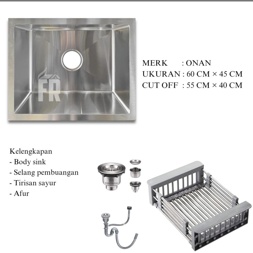 New kitchen sink onan undermount 6045