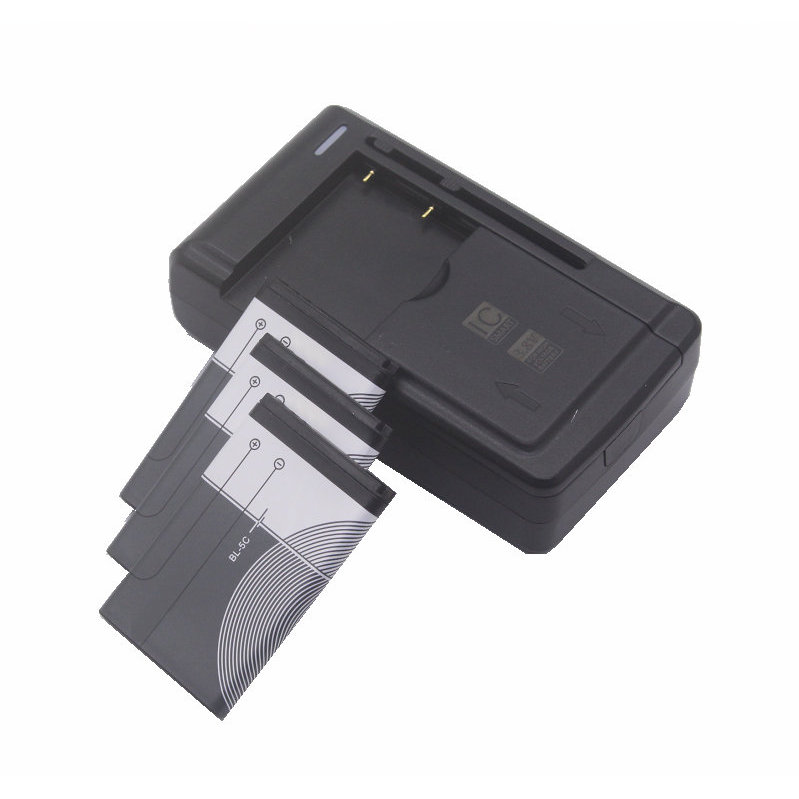 2pcs 1020mAh BL5C BL-5C BL 5C Battery + Charger For Nokia 1100 1110 1200 1208 1280 1600 2600 2700 31