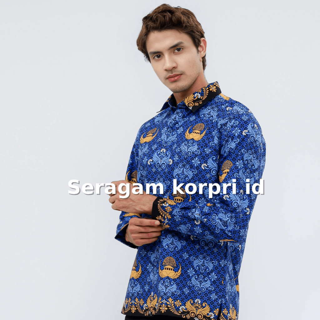 Baju KORPRI Pria | Seragam ASN PNS Model Terbaru, Jahitan Rapi & Nyaman Full Furing Katun Premium
