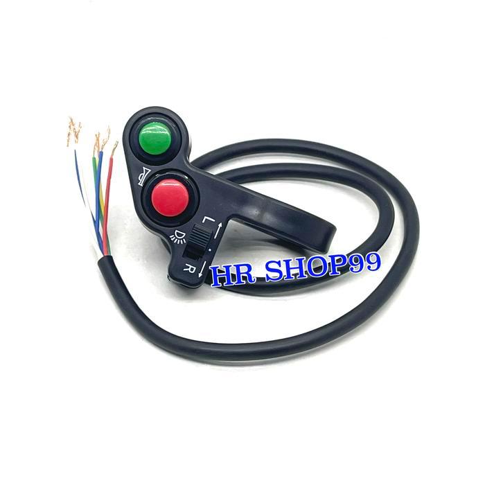 Saklar Kiri Motor Variasi - Klakson Sein On Off Lampu Universal Motor
