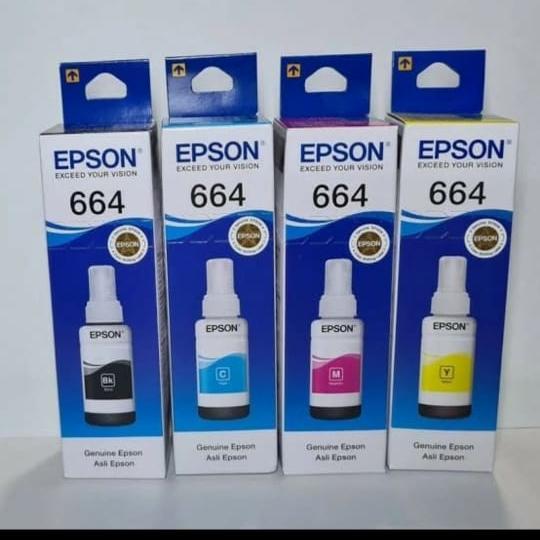 PROMO  TINTA EPSON 664 ORIGINAL hitam