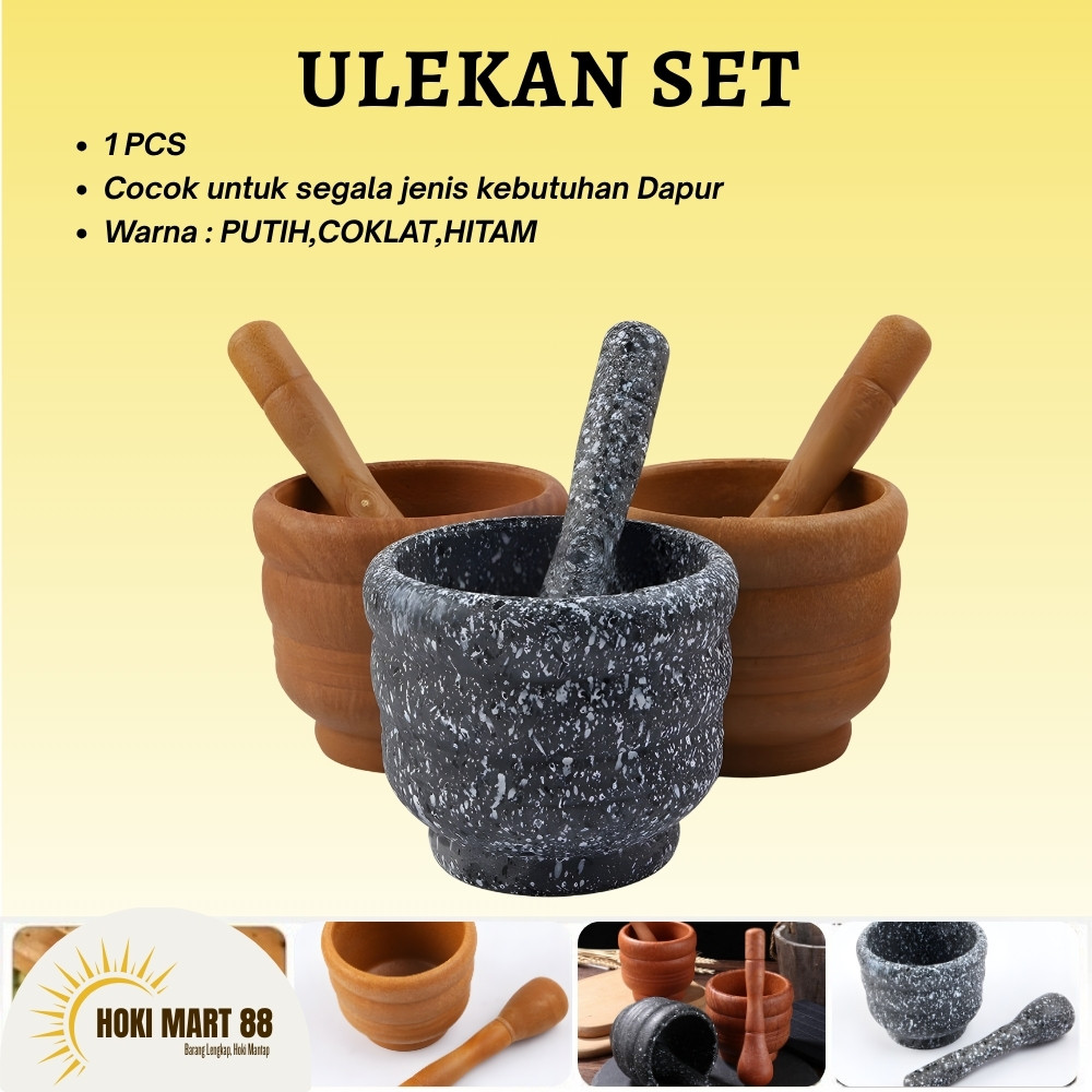 Ulekan Plastik | Cobek Tumbukan Bumbu | Lumpang Obat | Cobek Tumbukan Rujak Bebek | Cobek Aesthetic 