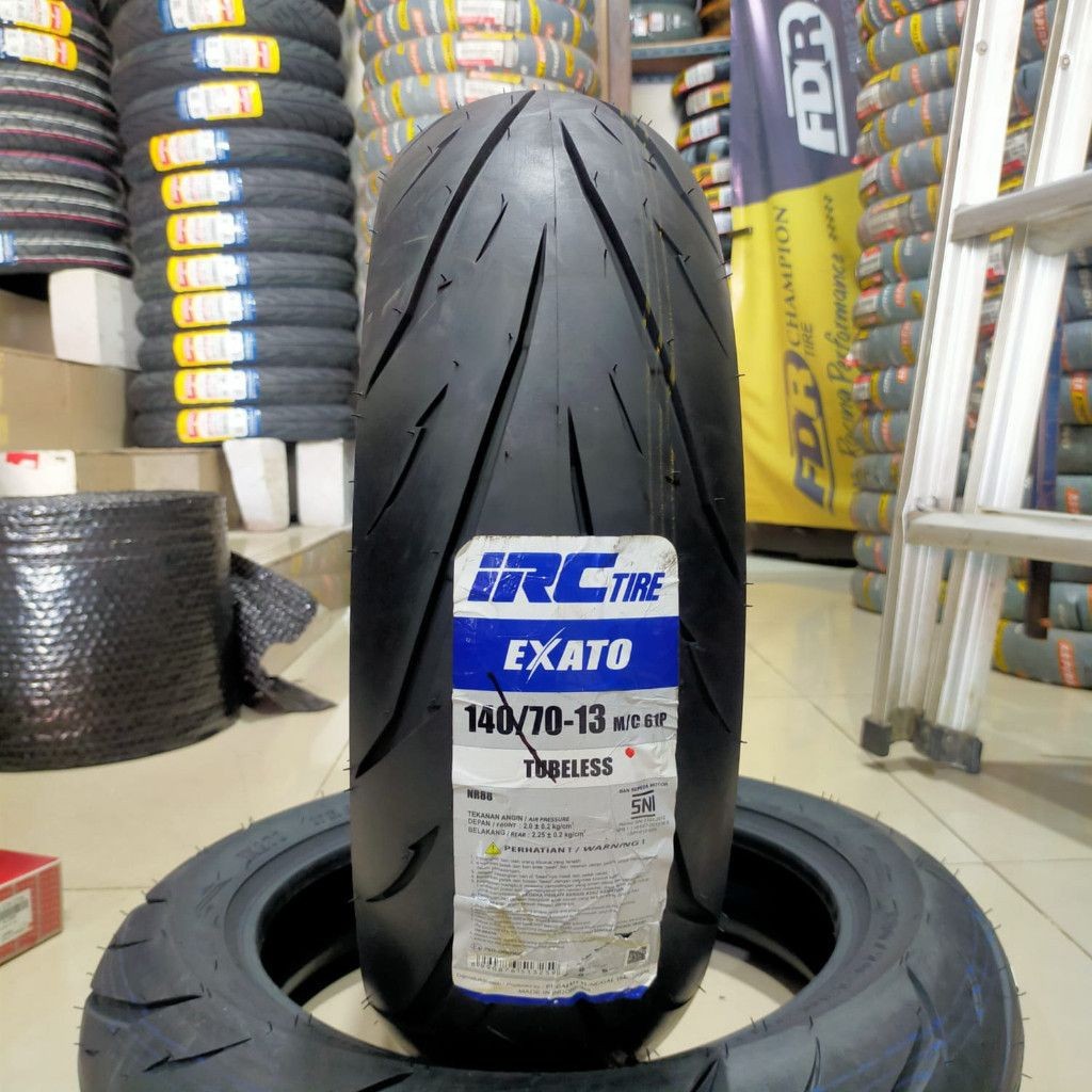 ban motor IRC exato ring 13 ukuran 140/70