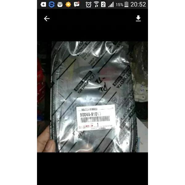 Tali kipas fan belt van belt asli rush terios avanza 1500cc lama TOP QUALITY